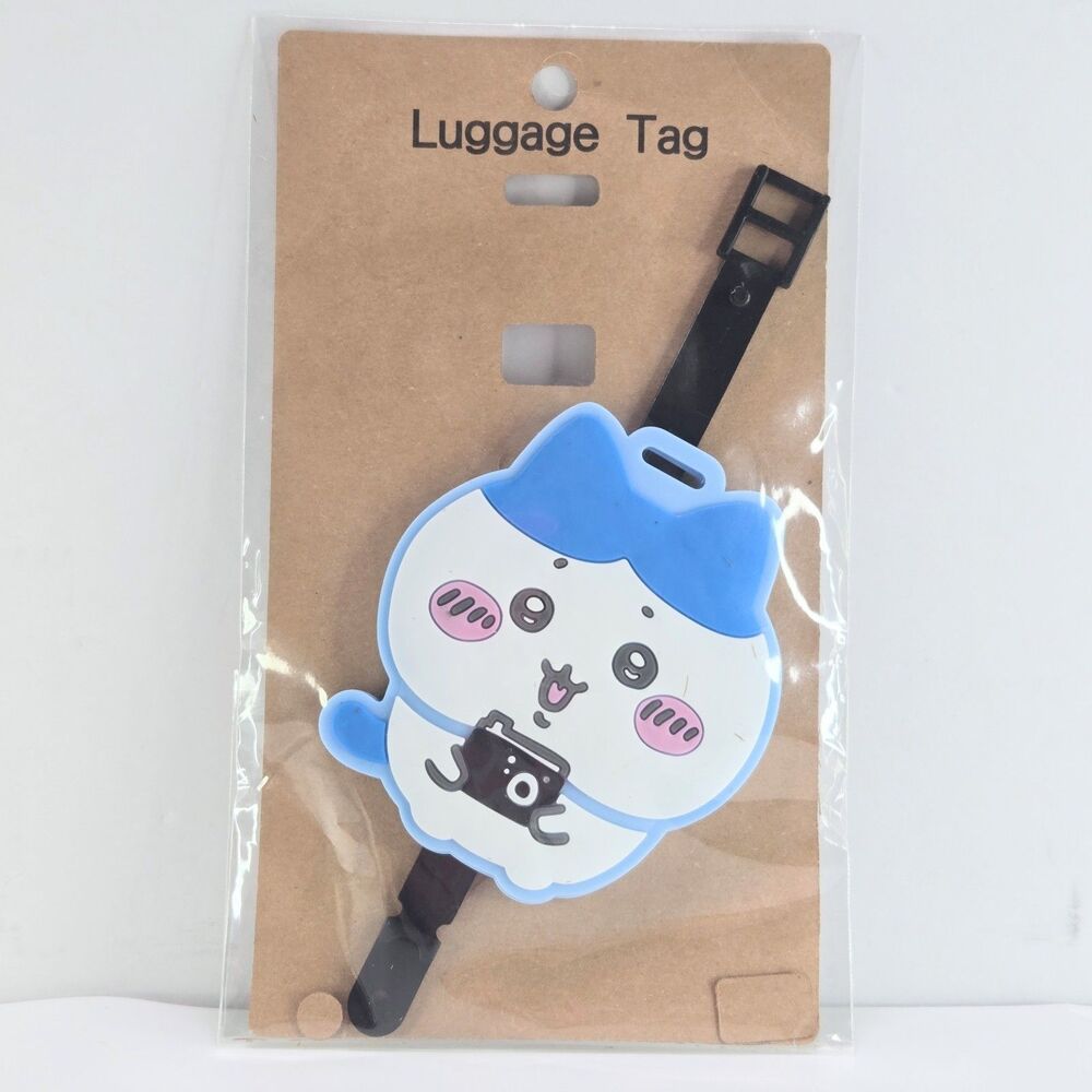 CHIIKAWA Luggage Tag with Strap for Travel Bag & ID Tag Hachiware NEW NWT